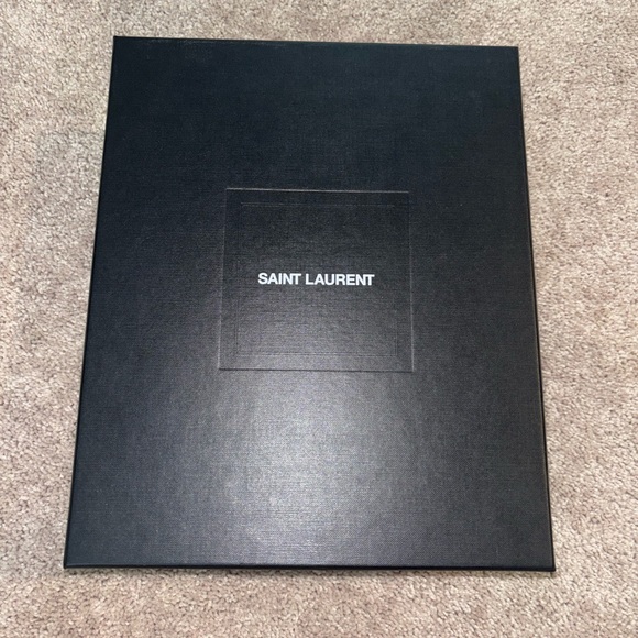 Saint Laurent Tribute, leather platform sandal - Picture 11 of 12